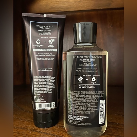 🌟HPX3🌟 BLACK TIE & LEGEND 2 Piece Lot CREAM & 3-in1 WASH B&BW Men’s Collection - Picture 5 of 8